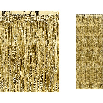 Image 1 of PartyDeco Парти завеси - златисти 250 x 90 см