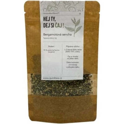QuickTea Bergamotová sencha zelený čaj 80 g