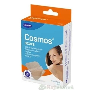 Cosmos Scars silikonové náplasti na jizvy 5 × 7,2 cm 5 ks