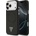 GUESS Гръб Guess PU Leather Triangle Logo MagSafe Case за iPhone 17 Pro Max - Черен