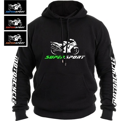 Moto mikina SUPERSPORT modrá – Sleviste.cz