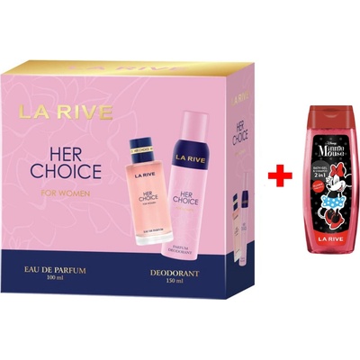 La Rive Her Choice EDP 100 ml + deo 150 ml dárková sada