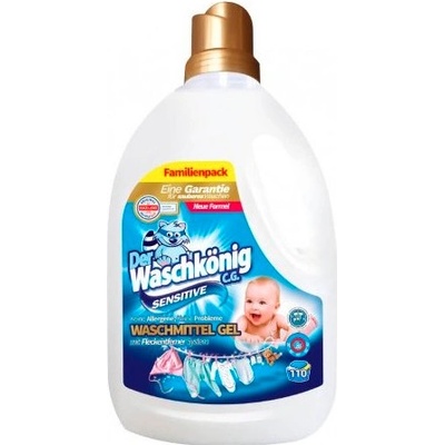 Der Waschkönig Sensitive prací gel 3,305 l 110 PD