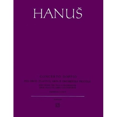Schott Music Panton Dvojkoncert pro hoboj flétnu, harfu a malý orchestr