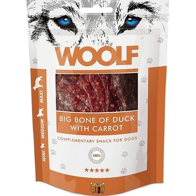 Woolf big bone of duck with carrot 100 g