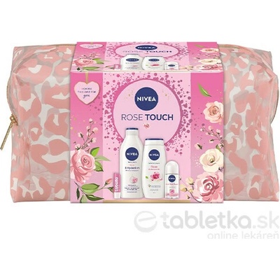 Nivea Bag Rose Touch 24 darčeková kazeta