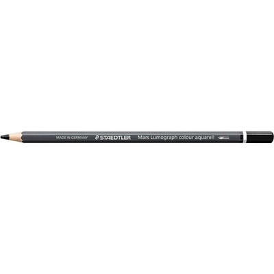 Staedtler Mars Lumograph akvarelová farebná šesťhranná ceruzka 104 čierna 104 9