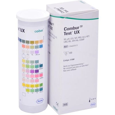 Combur 10Test UX diadnostické proužky pro Urisys 1100 100 ks