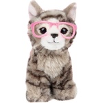 Studio Pets Плюшена играчка Studio Pets - Британско коте с очила, Пейдж (6245-5) - baby