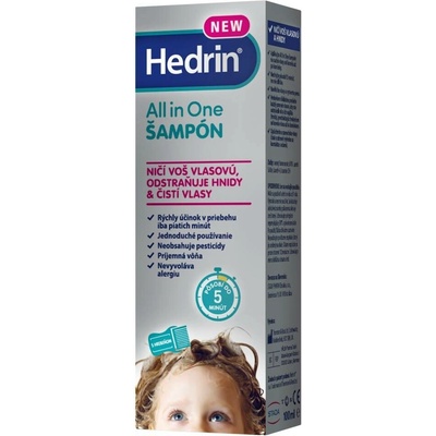 Hedrin All in One šampon proti vším 100 ml – Hledejceny.cz