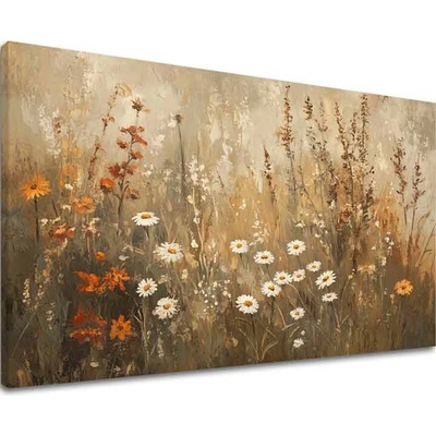 Obraz harmónia rustikálnej elegancie | dokončené rukou umelca - 100x150 cm