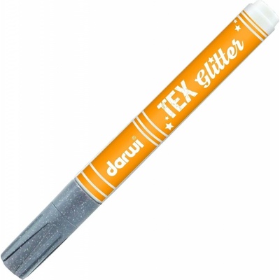 Darwi Tex Glitter fixa na textil Strieborná 6 ml