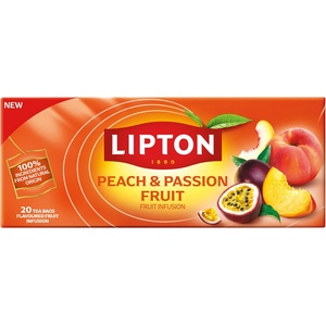 Lipton Чай Lipton с праскова и маракуя 20 x 2 г
