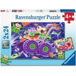 Ravensburger - Puzzle 2x24 Monster Trucks - 40 - 99 piese