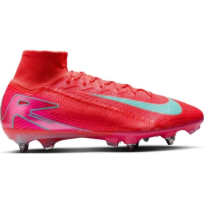 Nike Футболни бутонки Nike Zoom Mercurial Superfly 10 Elite Adults Soft Ground Football Boots - Red/Green