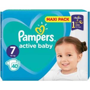 Pampers Active Baby 7 VPP 40 броя - topcho-online