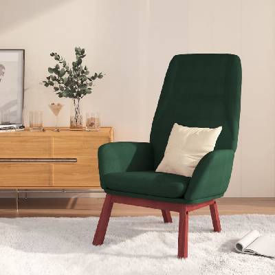 zahrada-XL 341388 relaxační tmavě zelené textil
