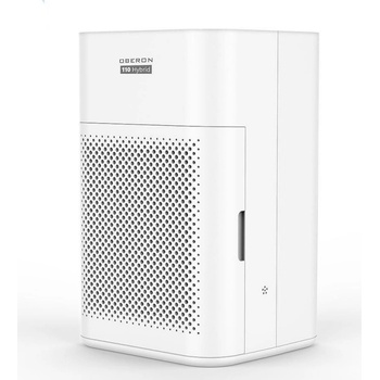 Attractive OBERON Пречиствател за въздух и овлажнител 2в1 Oberon 110 HYBRID, 21W, За до 15 м2, 110 м³/ч, Wi-Fi, 3 скорости, Карбонов филтър, Нощен режим, Таймер, Бял (110 HYBRID)
