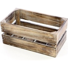 DIVERO Vintage debna, dohneda opálená 42 cm x 23 cm