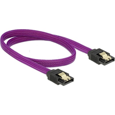 Delock pevný disk prepojovací kábel 0.5 m fialová 83691