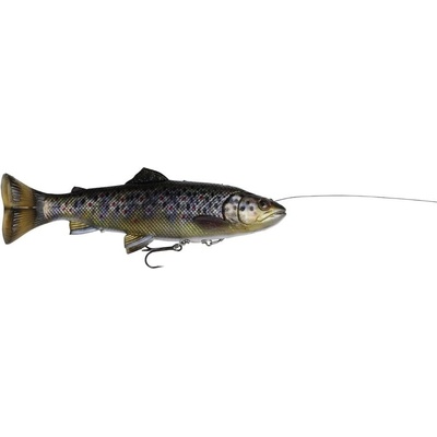 Savage Gear 4D Line Thru Pulsetail Trout 20cm 102g Brown Trout