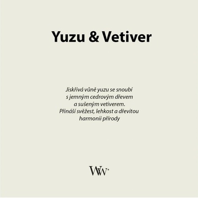 WoodWick Yuzu & Vetiver 85 g