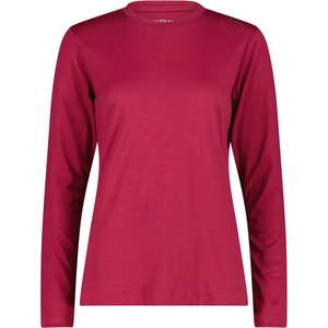CMP Дамски вълнен пуловер CMP Women's T-Shirt 36N1926 Merino longsleeve - Amaranto - размер 48 (EU) (105-7528-0118)