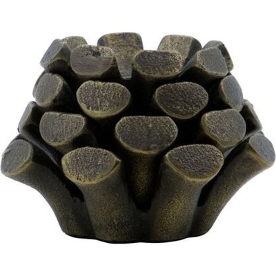 Свещник за класическа свещ Pine Cone античен месинг (206971021)