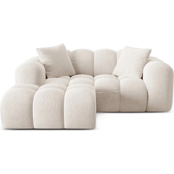 Cosmopolitan Design Кремав шенилов ъглов диван (ляв ъгъл) Treno - Cosmopolitan Design (COS_LC_S_214_F1_TRENO1)