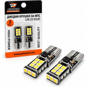 Paolo Диодни крушки T10 12-24V 2бр/к-т - pg639 (282644)