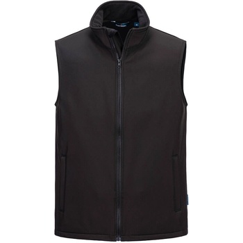 Image 1 of Portwest Черен софтшел работен елек tk22 - дишащ и водоустойчив (tk22bkr)