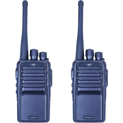 PNI Комплект 2 Професионални Радиостанции pni pmr r15 с Глас на Български (pni-r15-2)