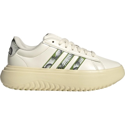 adidas Дамски обувки Adidas Grand Court Platform Shoes Womens - White/Green