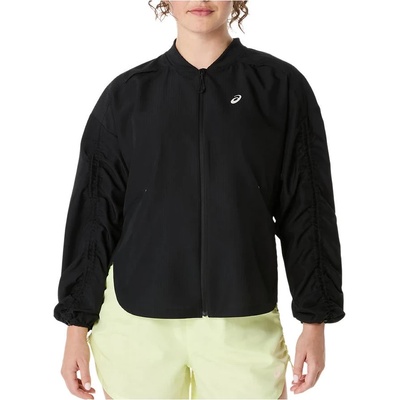 Asics Дамско яке за бягане Asics Women's Nagino Run Adjustable Jacket Running jacket - Performance Black (128-0524-0212)