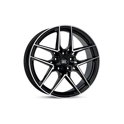 1000 MIGLIA MM1004 8x18 5x114.3 ET45 gloss black half spoke polished