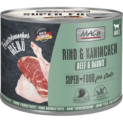 MACs Cat Gourmet hovädzie a králičie 6 x 200 g