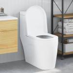 vidaXL Тоалетна седалка Бяло 48 x 36, 5 x 4, 5 см Полипропилен (42015815)