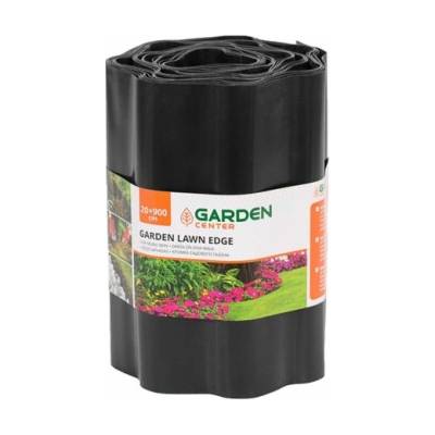 Okrajová lišta trávníku GARDEN CENTER, 20×900 cm, černá