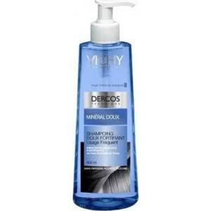 Vichy Мек укрепващ шампоан за честа употреба, Vichy Dercos Mineral Soft Shampoo, 400ml
