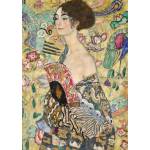 Ravensburger - Puzzle Gustav Klimt: Lady with Fan - 1 000 piese