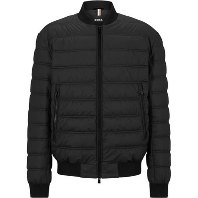 BOSS Мъжко яке BOSS x Matteo Berrettini Water-Repellent Puffer Jacket With Two-Way Zip - black
