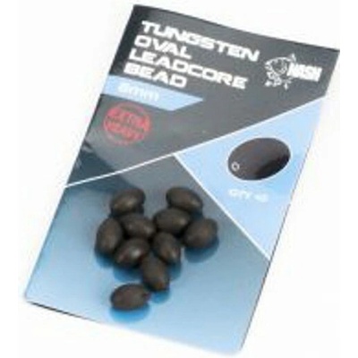 Nash Korálik Tungsten Oval Leadcore Beads 8mm 10ks