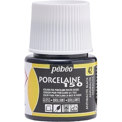 Pébéo Porcelaine 150 Боя за порцелан Anthracite Black 45 ml 1 бр (024-042)