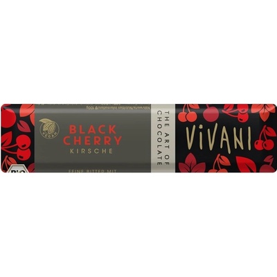 Vivani horká čokoláda s višňami Bio 35 g