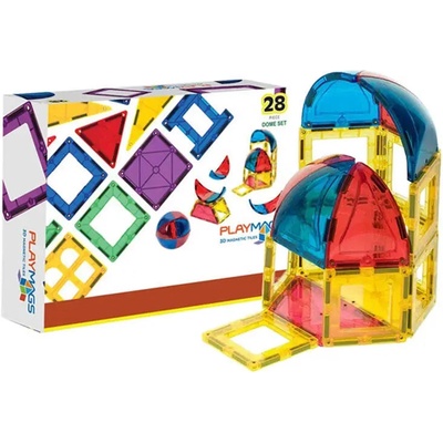 Playmags Магнитни блокчета 3D Dome Playmags 164, 28 елемента (164)