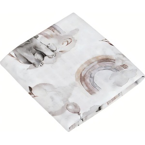 Sensillo Муселинова пелена Sensillo - Слончета, 120 х 120 cm (SILLO-08652) - baby