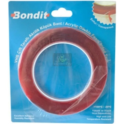 BONDIT Лента двойно залепваща акрилна 10мм*5м bondit