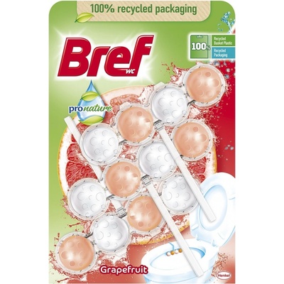 Bref ProNature WC blok Grapefruit 3 x 50 g – Hledejceny.cz