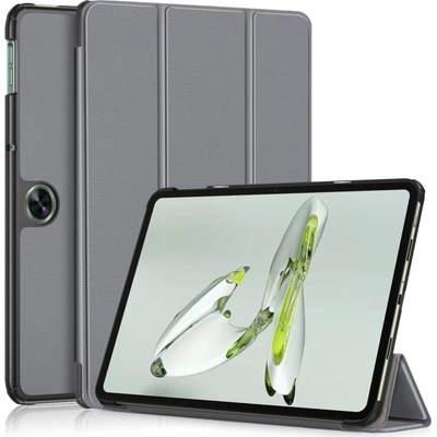 Protemio 80747 LEATHER Zaklápěcí kryt OnePlus Pad Go šedý