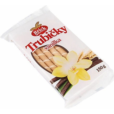 Comperio s.r.o. Brick Trubičky plnené vanilka 150 g